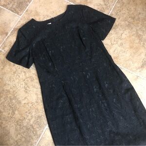 Talbots ▪️Black▪️ Sheath Dress With Decorative Details - Size 1️⃣2️⃣